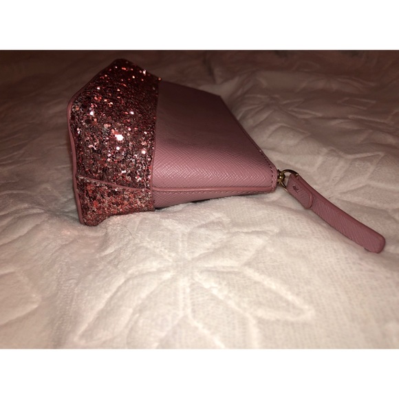 NWOT! Kate Spade Sparkly Pink Clutch! - Picture 4 of 11